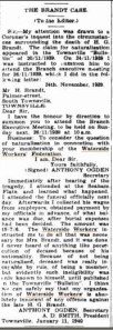TDB 13Jan1940 - Brandt Case