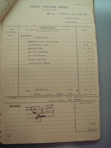 Estate docs - funeral costs